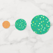 Twisty Polka Dot Spirals Tri-Color Confetti (YGO) コンフェッティ (裏面)