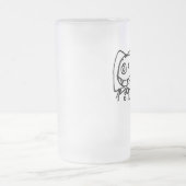 Twitardedのちょうど頭部によって曇らされるマグ(高い) フロストグラスビールジョッキ (中央)