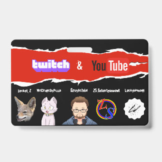 Twitchとyoutubeクリエータバッジ(Jackal_Z)バッジ バッジ