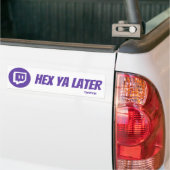 Twitchタグ バンパーステッカー (トラック上)