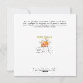 Twitmasメリークリスマスロビン シーズンカード (裏面)