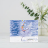 Twitt Snow Queen-Nutcracker Ballet by Marie L ポストカード (スタンド正面)