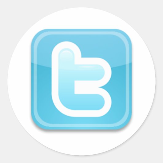 Twitterっぽい！ ラウンドシール (正面)