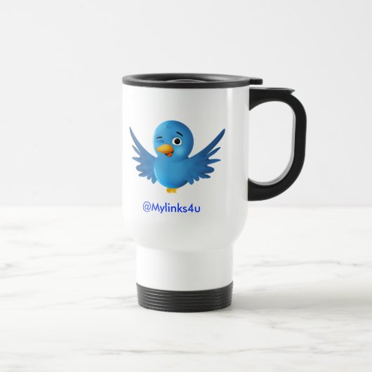 Twitterのコーヒーカップ トラベルマグ (右)