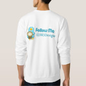 Twitterのコーヒー鳥 スウェットシャツ (裏面)