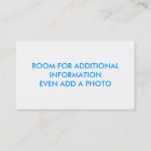 Twitterの名刺 名刺 (裏面)