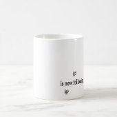 Twitterの後を追Add文字の例 コーヒーマグカップ (中央)