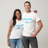 TWITTERの私を…後を追って下さい Tシャツ (ユニセックス)