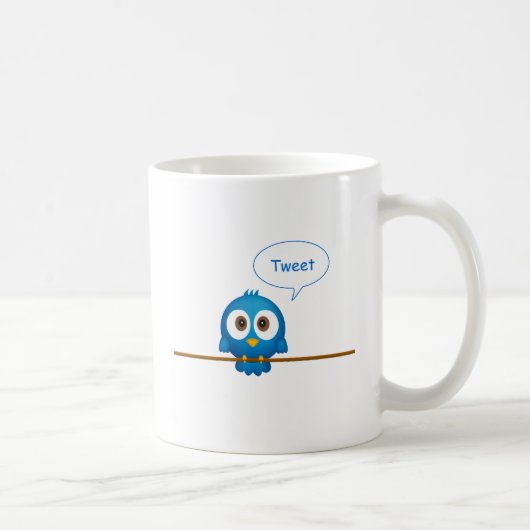 Twitterの鳥 コーヒーマグカップ (右)
