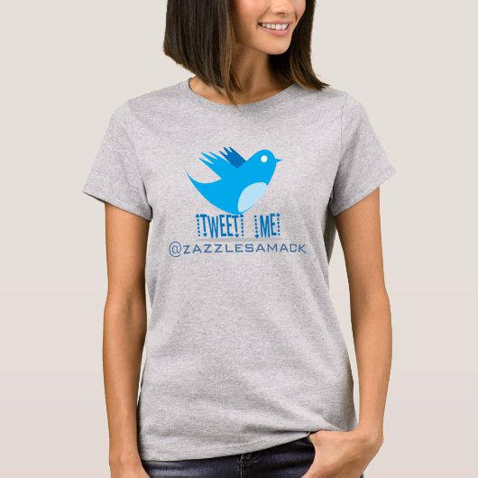 Twitterの鳥Tシャツ Tシャツ (正面)