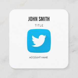 TwitterアイコンロゴエディターPROFILEプロモーション スクエア名刺