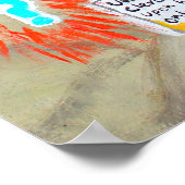 Twitterビーヒゲプリント ポスター (角)