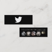 twitterフォロワー スキニー名刺 (正面/裏面)