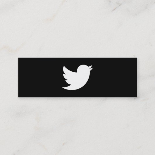 twitterフォロワー スキニー名刺 (正面)