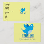 Twitter名刺 名刺 (正面/裏面)