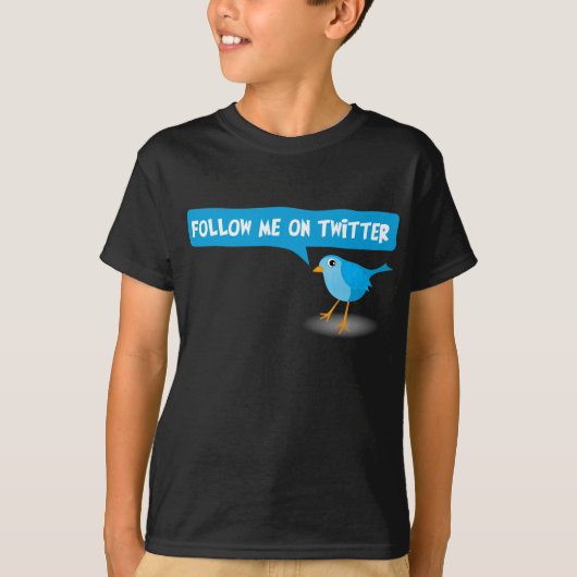 Twitter後を追でBlue Bird Kids Boys T-Shirt Tシャツ (正面)