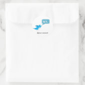 twitter日本の lang Tweet ラウンドシール (バッグ)