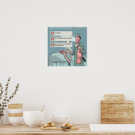 Twitter生まれの漫画おもしろいポスター ポスター (キッチン)