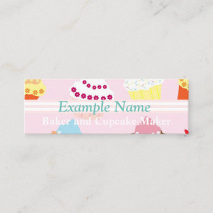 Twitter パーソナライズされた「カップケーキ」 スキニー名刺