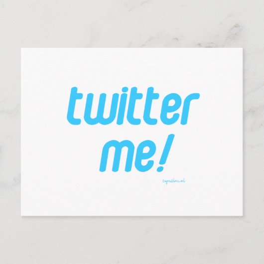 Twitter ポストカード (正面)