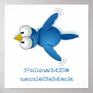 Twitter 後を追 Me @ Your User Name ポスター