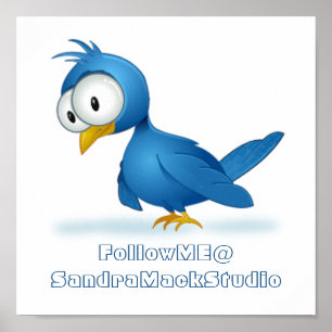 Twitter 後を追 Me @ Your User Name ポスター