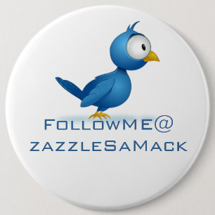 Twitter 後を追 Me @ Your User Name 缶バッジ