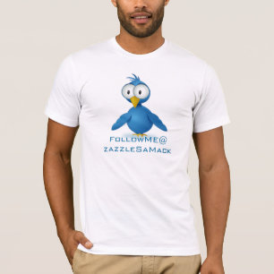 Twitter 後を追 Me @ Your User Name Tシャツ