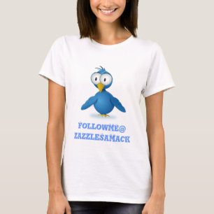 Twitter 後を追 Me @ Your User Name Tシャツ