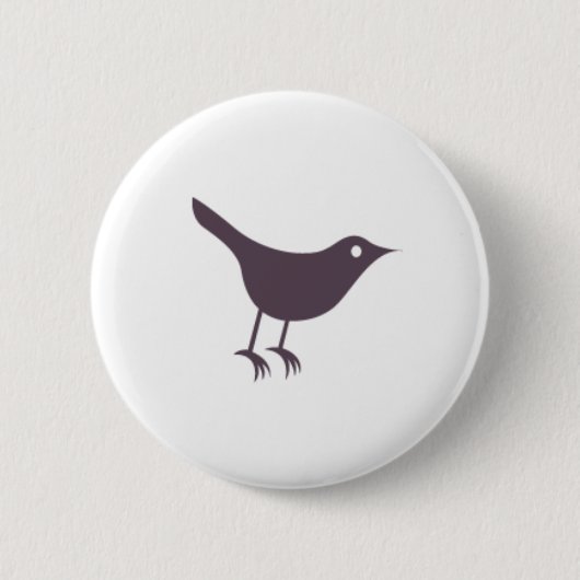 Twitter 缶バッジ (正面)