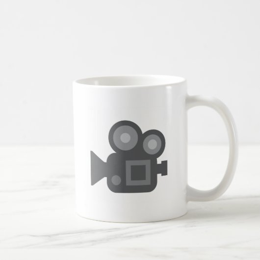 Twitter Emoji - Camera film making コーヒーマグカップ (右)