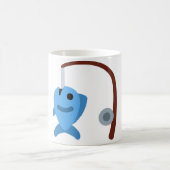 Twitter emoji - Fishing コーヒーマグカップ (中央)