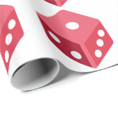 Twitter emoji - Red dice ラッピングペーパー (ロールコーナー)