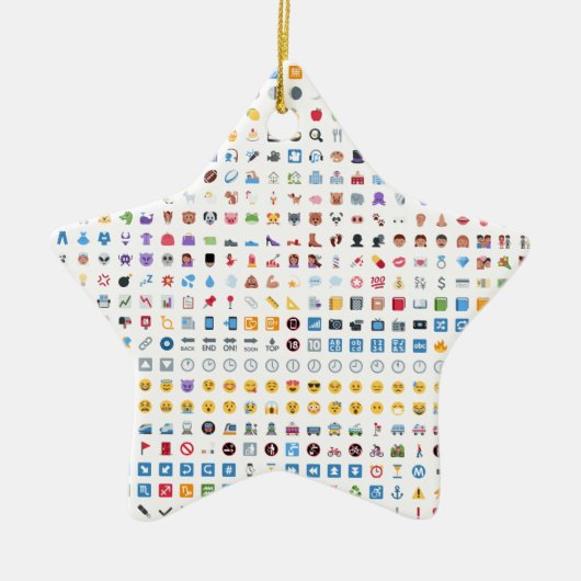 Twitter Emoji (Twemoji) セラミックオーナメント (正面)