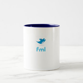 Twitter "FML"のマグ ツートーンマグカップ