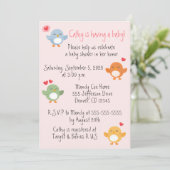 Twitter in Town Baby Shower 招待状 (スタンド正面)