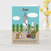 twitter meソンおもしろい誕生日カード カード (黄色い花)