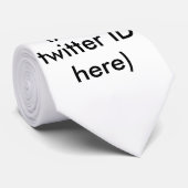 twitter me @ （twitter IDはこちら）ザ・ミュージアム ネクタイ (ロール)