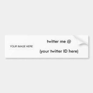 twitter me @ (twitter IDはこちら)ザ・ミュージアム バンパーステッカー