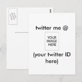 twitter me @ （twitter IDはこちら）ザ・ミュージアム ポストカード (正面/裏面)