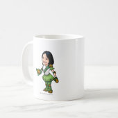 Twitterpateのミステリー島のスタッフプレーヤー コーヒーマグカップ (正面左)