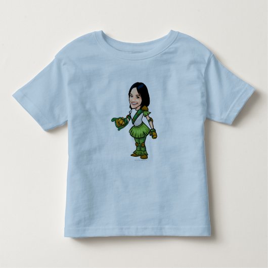 Twitterpateのミステリー島のスタッフプレーヤー トドラーTシャツ (正面)