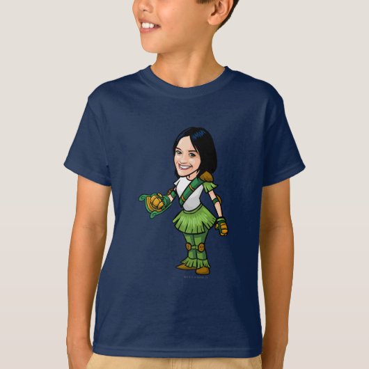 Twitterpateのミステリー島のスタッフプレーヤー Tシャツ (正面)
