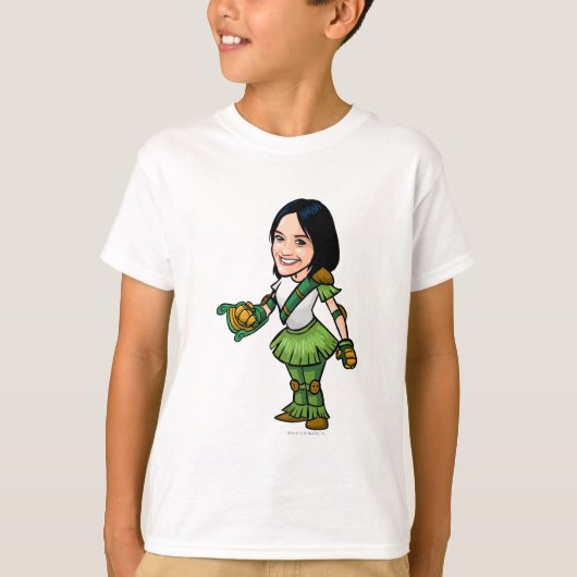 Twitterpateのミステリー島のスタッフプレーヤー Tシャツ (正面)