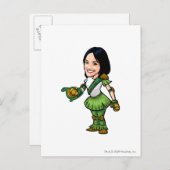 Twitterpateミステリーアイランドのスタッフプレーヤー ポストカード (正面/裏面)