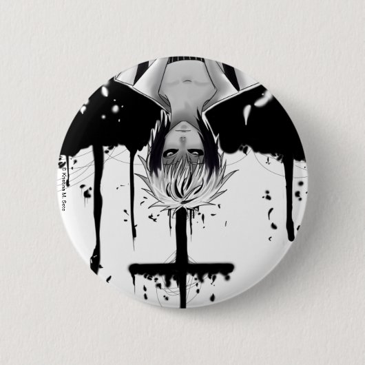 Twixボタン 缶バッジ (正面)