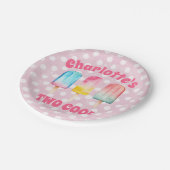 TWOクール Summer Birthday Partyプレート ペーパープレート (アングル)