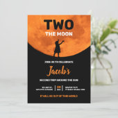 TWOザ・ムーン2ndバースデイティック宇宙テーマ 招待状 (スタンド正面)