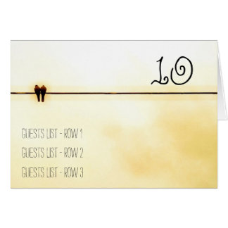 TWO – のテーブ結婚ルプレースホルダ