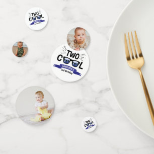 Two クール Boys 2nd Birthdayパーティー写真 コンフェッティ